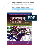 Crystallography Made Crystal Clear: A Guide For Users of Macromolecular Models (Complementary Science) - , 978-0125870733