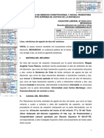 CASACIÓN LABORAL #23935-2018 Desnaturalizacion de Contrato de Trabajo