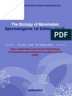 Get The Biology of Mammalian Spermatogonia 1st Edition Jon M. Oatley Free All Chapters