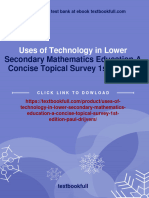 PDF Uses of Technology in Lower Secondary Mathematics Education A Concise Topical Survey 1st Edition Paul Drijvers Download