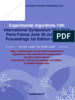 Experimental Algorithms 14th