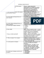 General Immunology Questions