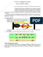 Notes On Forensic Ballistic