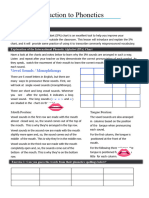 Introduction To Phonetics