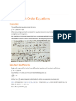 Lesson 05 Linear First Order Equations