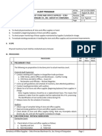 AP 13 COH 008PV - SuppliesInventory