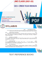 Cmos Vlsi Design Seca1503 Unit 1