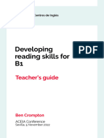 Developing Reading Skills For B1 (And Beyond) : A Teacher's Guide, B Crompton 2023