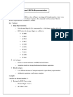 M-1-Binary-Coded Decimal (BCD) Representation