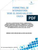 Informe Interventoria