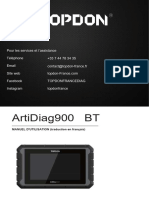 ARTIDIAG900 BT Francais