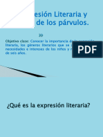 1° Materia EXPRESIÓN LITERARIA 2021