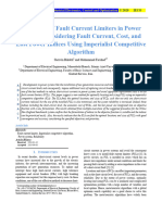 Allocation of Fault Current Limiters in Power Systems Considering Fault Current, Cost, and Lost Power Indices Using Imperialist Competitive Algorithm