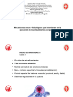 Mecanismos Neuro - Fisiológicos Que Intervienen en La Ejecución de Los Movimientos Corporales