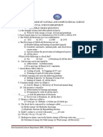 Environmental Science Model Examination