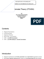 1 - Module 1.2 - Equivalence of RE and FA