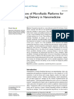 DDDT 324580 Recent Advances of Microfluidic Platforms For Controlled Dru