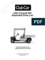 2023 Carryall 502 DCElectricGasolineandLithium Ion Illustrated Parts Catalog