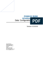 ZXSS10 B200 (V2.00.50) Data Configuration - EN