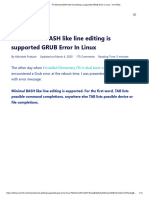 Fix Minimal BASH Like Line Editing Is Supported GRUB Error in Linux - It's FOSS