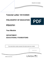 Tutorial Letter 101/0/2024: Philosophy of Education