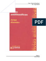 Alemán, J. (2003) - Notas Antifilosóficas. Buenos Aires. Grama