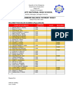 Blank Balance Payment Form