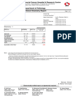 (O) Glucose Fasting Test