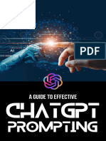 Guide To Effective ChatGPT Prompting