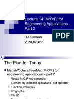 Lecture 14 Matlab Octave FreeMat pt2