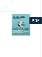 Immediate Download Balancing Green When To Embrace Sustainability in A Business All Chapters