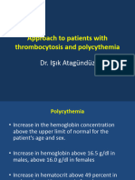 Approach To Patients With Thrombocytosis and Polycythemia-En Son