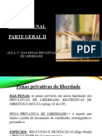 Aula 17 - Das Penas Privativas de Liberdade