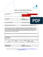 SHAH PROJECT Initial Incident Report Form New NM 10.03.2012