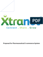 Proposal For Pharmaceutical E-Commerce System