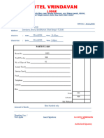 Hotel Bill PDF