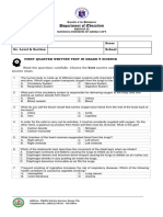 Quarterly Exam Q1 Science 9