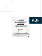 Change Management A Guide To Effective Implementation 4Th James Mccalman & Professor Robert A Paton & Sabina Siebert