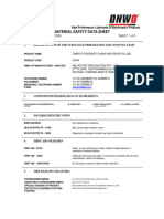 MSDS Onwo FS Chain and Gear Oil 220