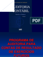 13 - Programas de Auditoria para Contas de Resultado de Exercício