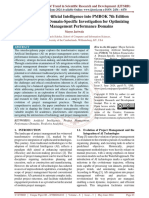 Incorporating Artificial Intelligence Into PMBOK 7th Edition Frameworks A Domain Specific Investigation For Optimizing Project Management Performance Domains