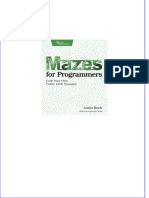 Mazes For Programmers All Chapter Instant Download