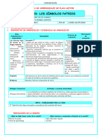 Ses Plan Lector Lunes 22 de Julio - Simbolos Patrios