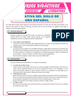 El Teatro Del Siglo de Oro Español para Quinto de Secundaria