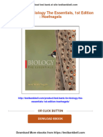 (PDF Download) Test Bank For Biology The Essentials, 1st Edition: Hoefnagels Fulll Chapter