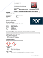 Silicato Sodico Ficha Seguridad Rev013