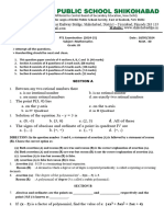 PT1 Maths G 9 24-25