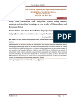 Crop Yield Estimation With Irrigation System Using Remote Sensing and Machine Learning, A Case Study of Bahawalpur and Rahimyar Khan