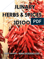 Culinary Herbs & Spices 1D100