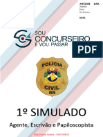 1º Simulado Pós-Edital